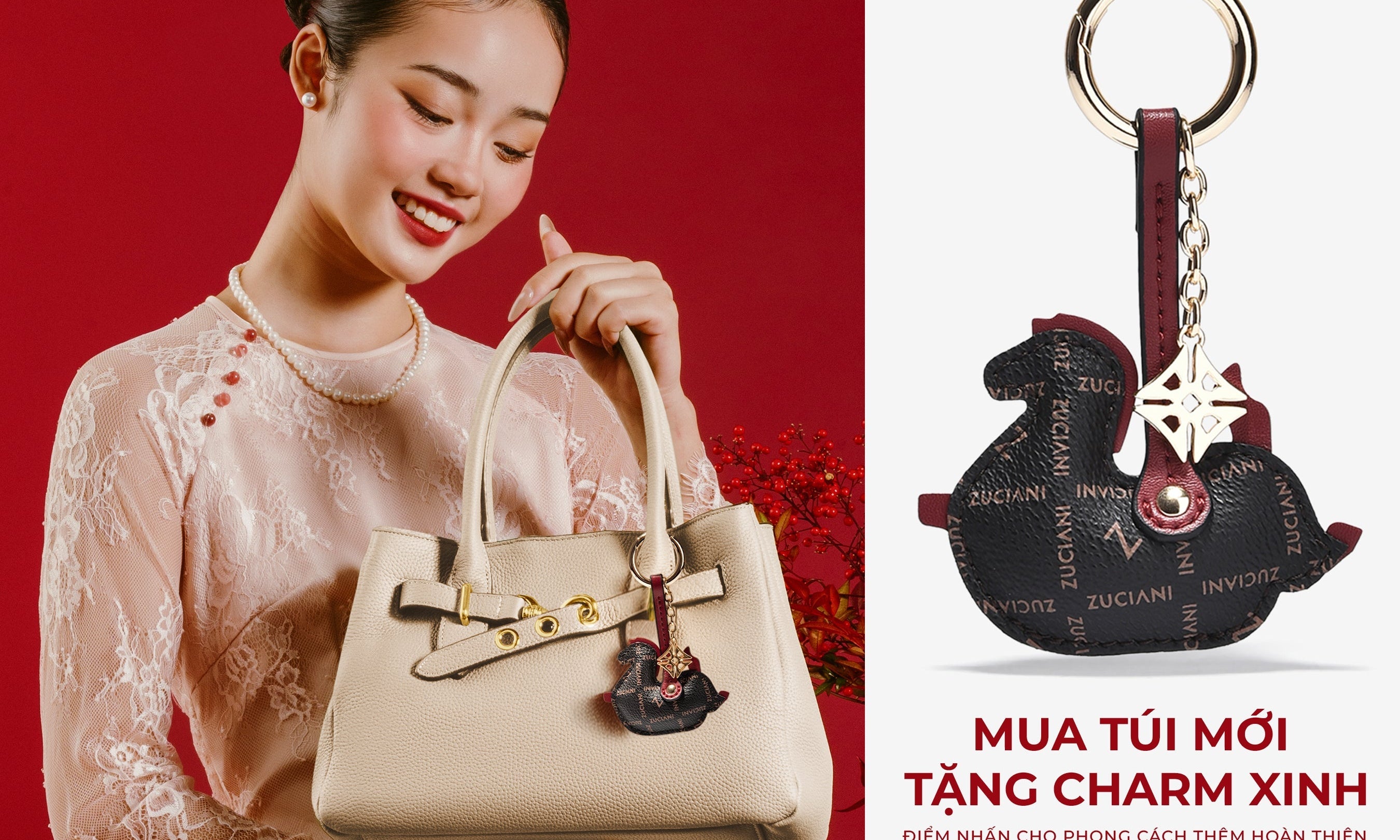 MUA TÚI MỚI - TẶNG CHARM XINH, ĐÓN XUÂN CÙNG ĐÔNG HẢI
