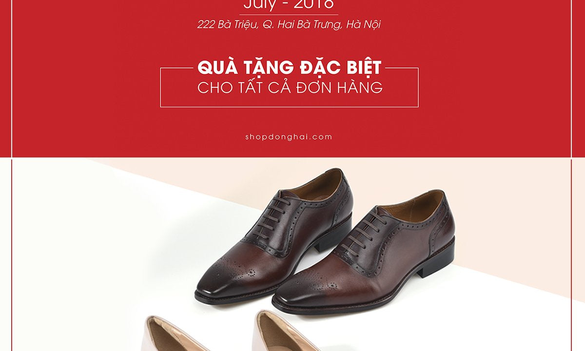 Giày Đông Hải Khai trương Soft Opening cửa hàng Hà Nội
