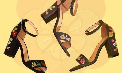 Giày sandal nữ cao gót Đông Hải S9718