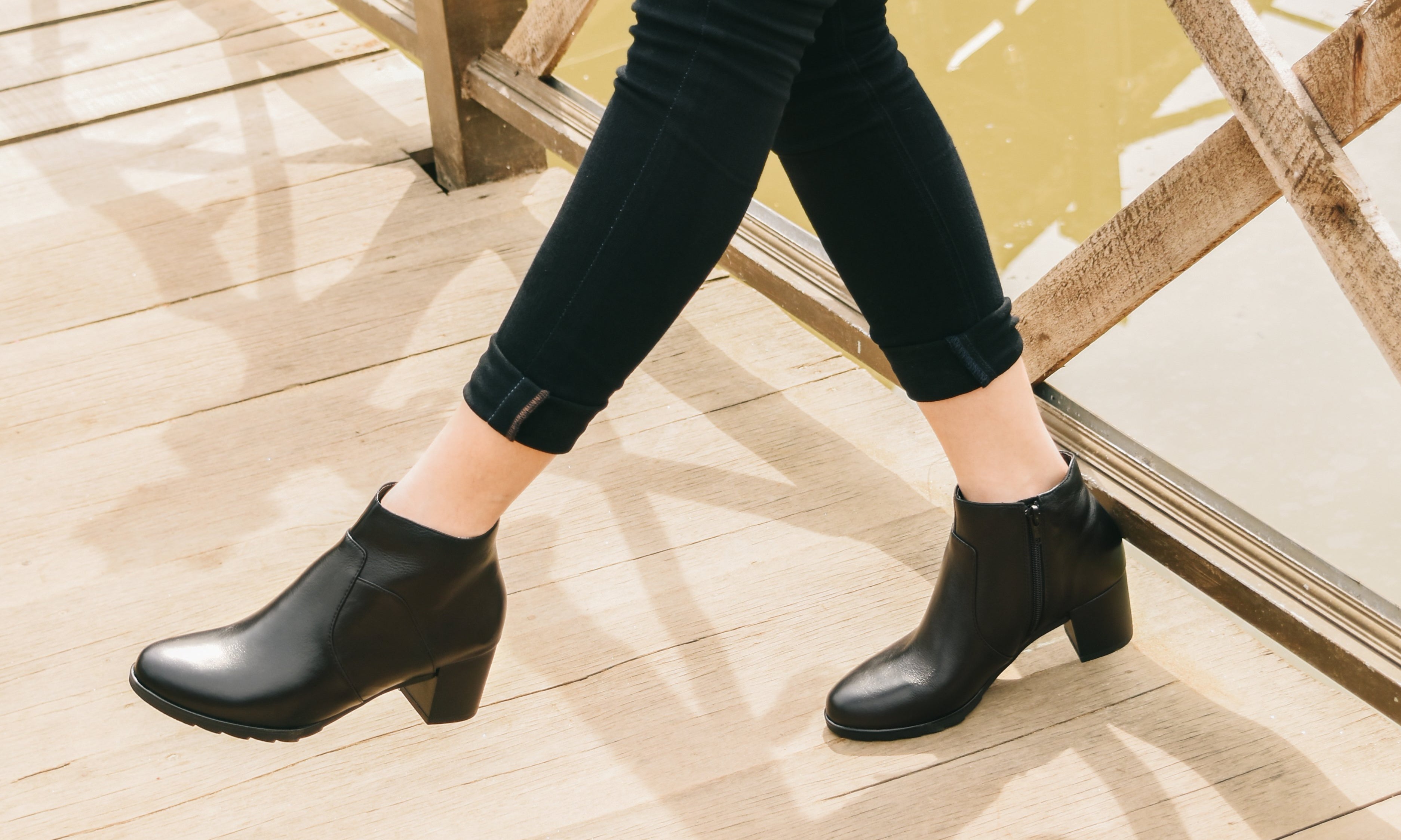 Giày boot nữ Đông Hải G7126