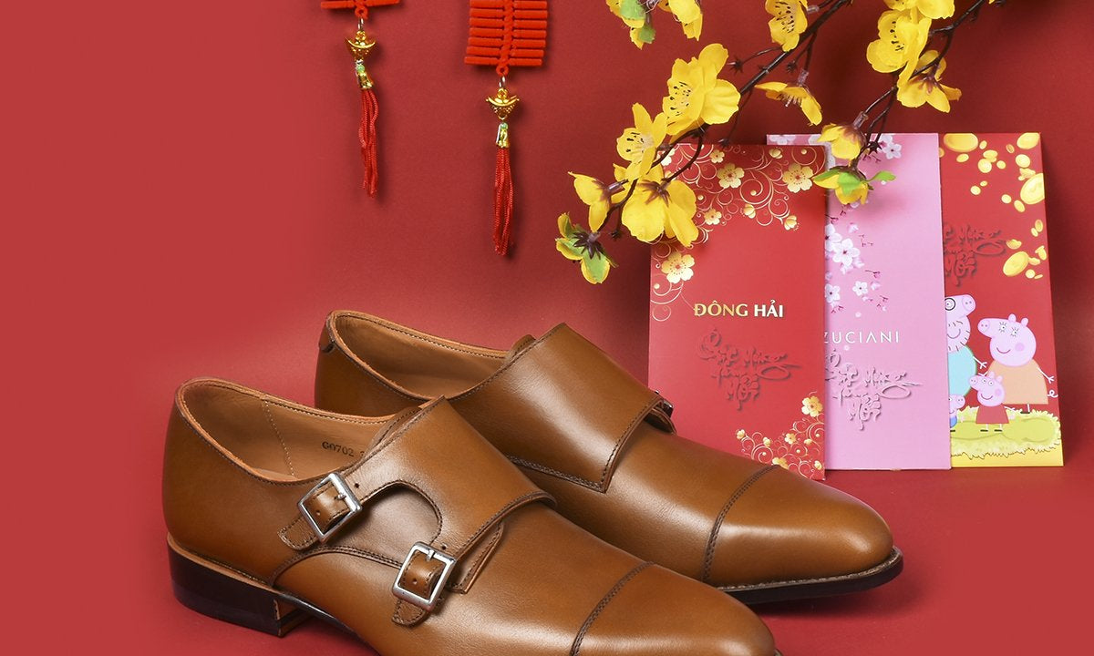 Giày tây nam Đông Hải G0702 Vàng