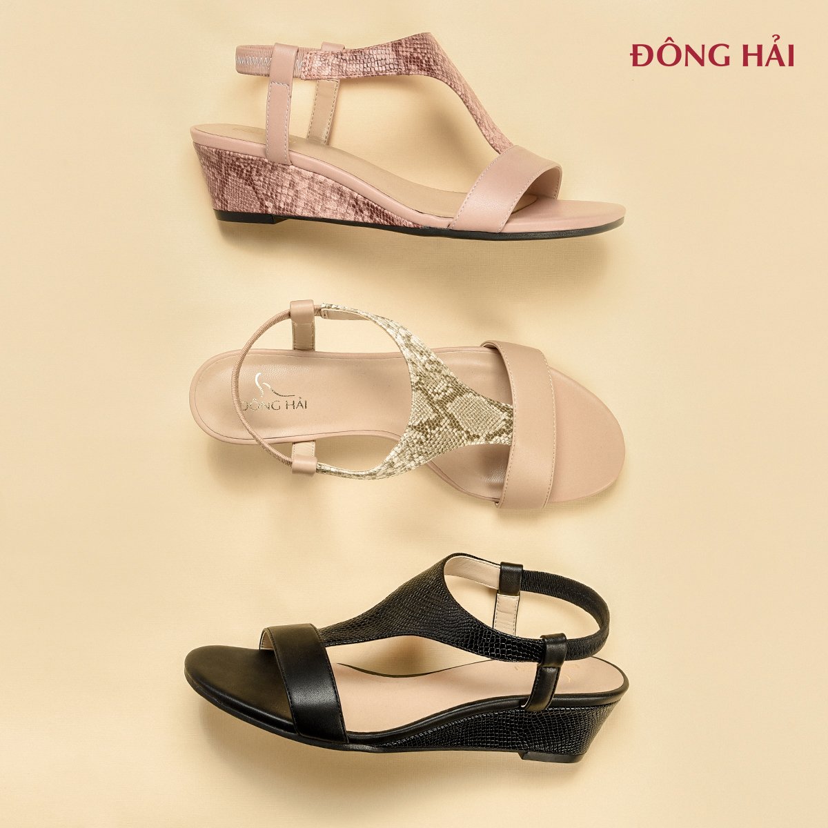 Giày sandal nữ Đông Hải S85L3