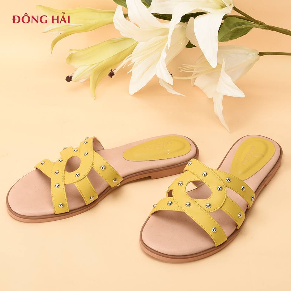 Dép Nữ Đế Bằng Đông Hải D85L4 Vàng