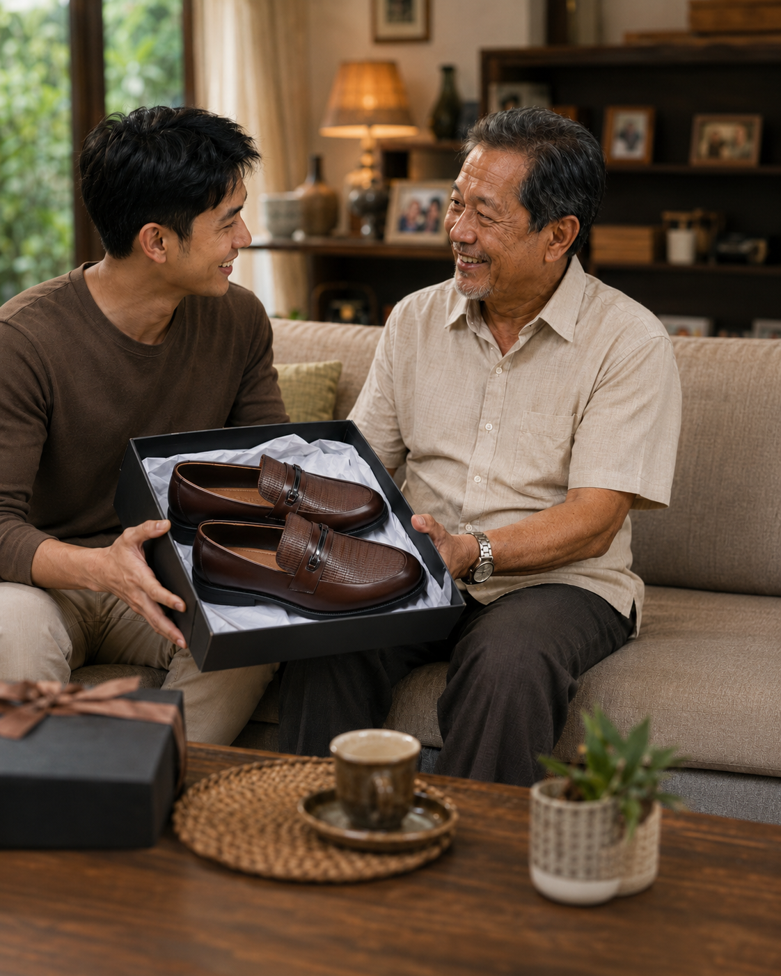 CÁCH CHỌN GIÀY DA CHO CHA: ƯU TIÊN SỨC KHỎE VÀ ÊM CHÂN