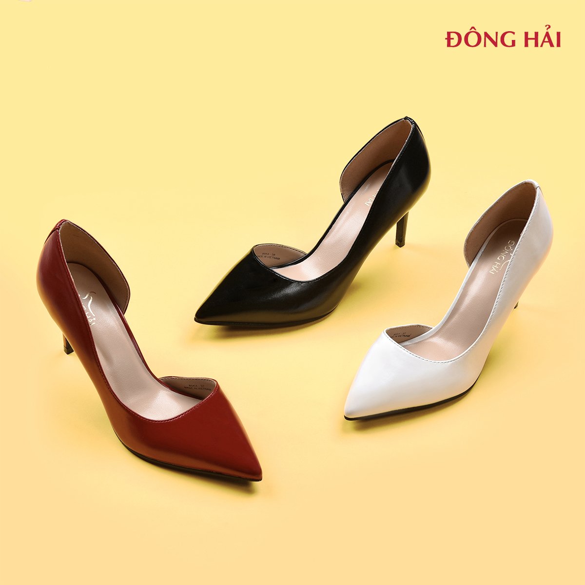 Giày-Cao-Gót-Nữ-Đế-Nhọn-Đông-Hải-G85K4-Đỏ
