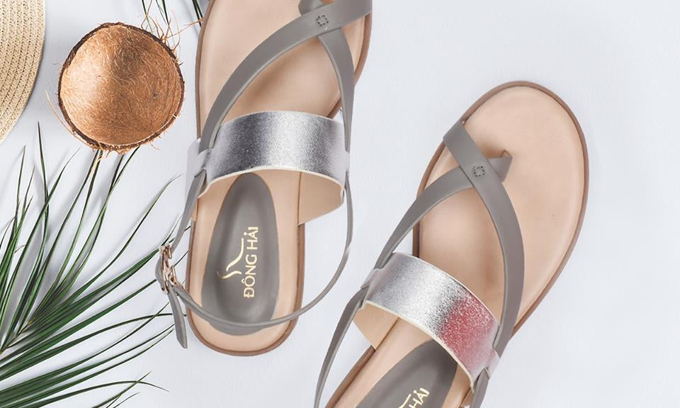 Giày-Sandal-Nữ-Đế-Bằng-Đông-Hải-S85G7