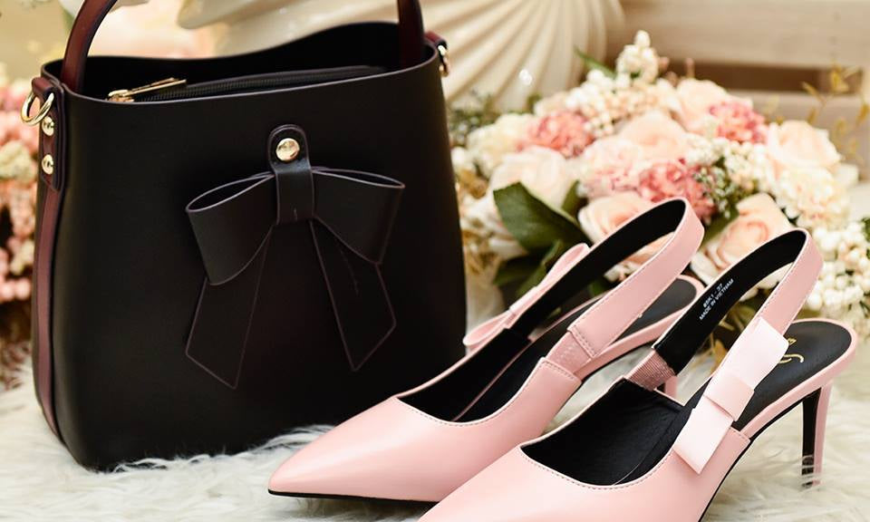 Giày Cao Gót Nữ Đế Nhọn Đông Hải G85K1 Hồng