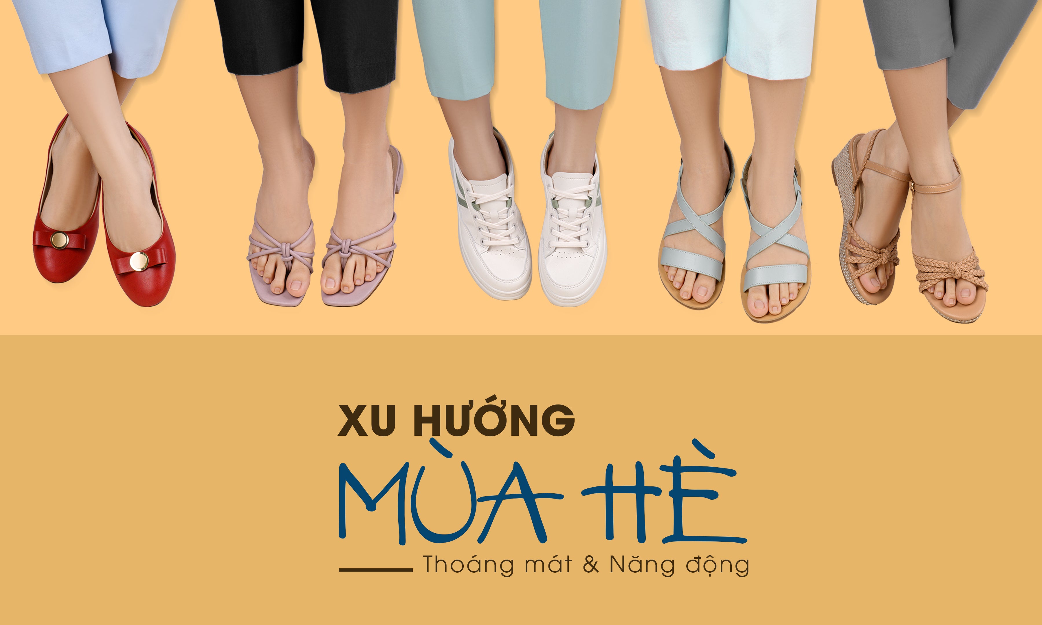 Xu Hướng Giày Nữ Mùa Hè 2022