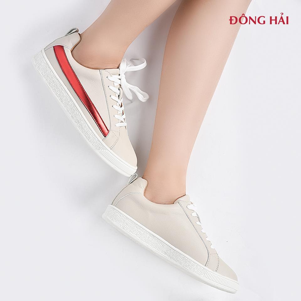 Giày Sneaker Nữ Đông Hải Kem GD2188 