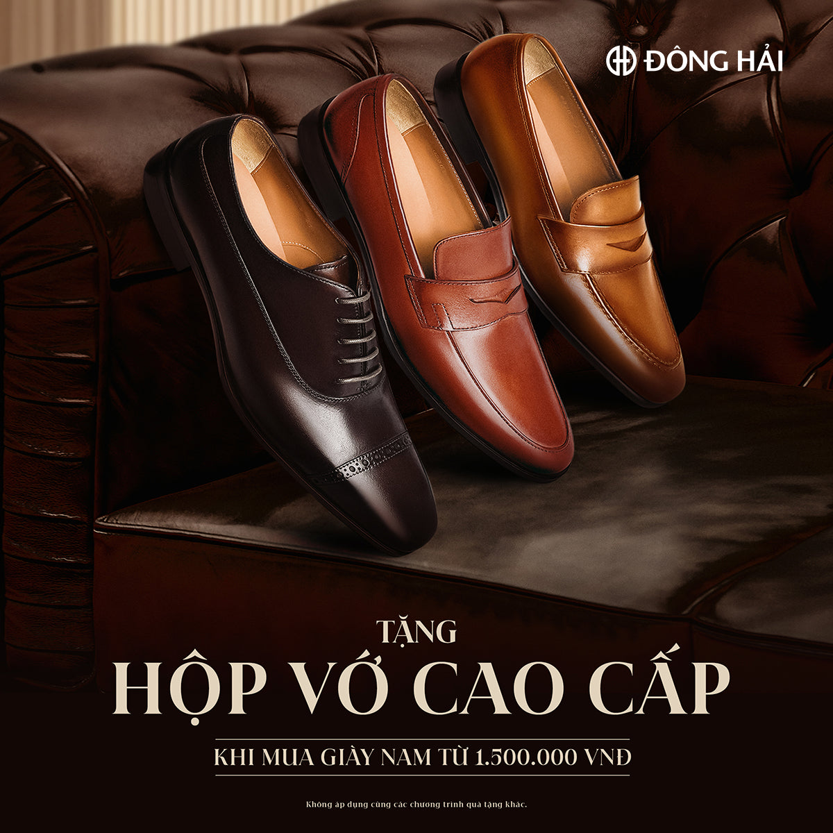 Tặng Hộp Vớ Cao Cấp Khi Mua Giày Nam Sang Trọng