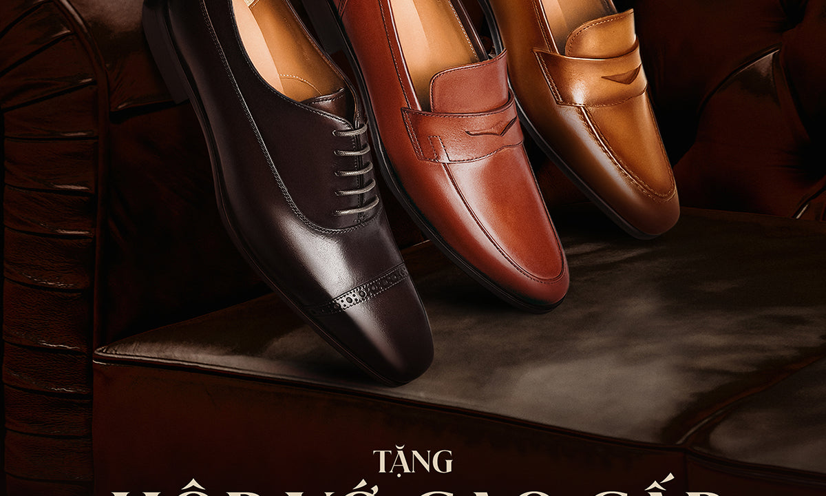 Tặng Hộp Vớ Cao Cấp Khi Mua Giày Nam Sang Trọng
