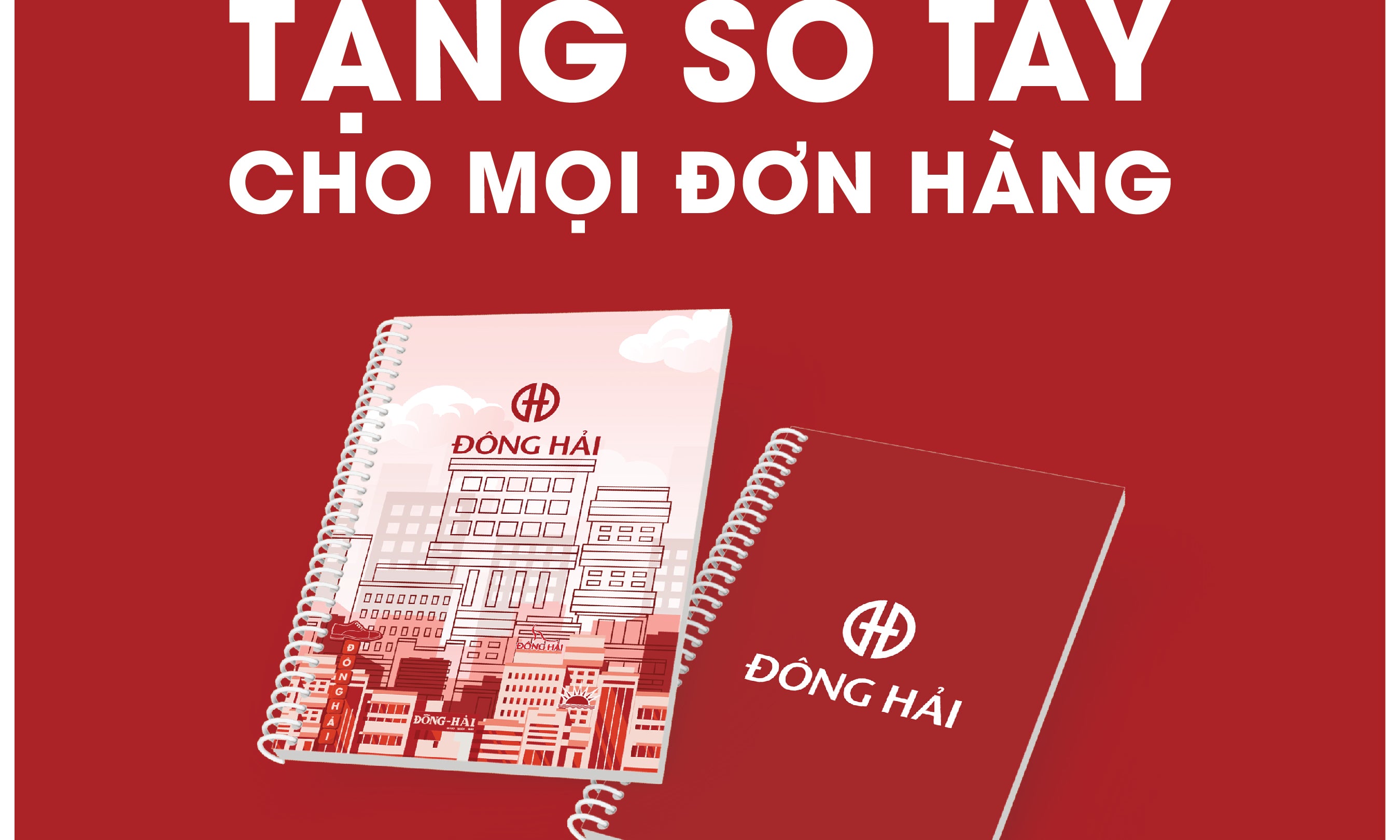 Quà Tặng Sổ Tay Cho Mọi Đơn Hàng Tại Đông Hải