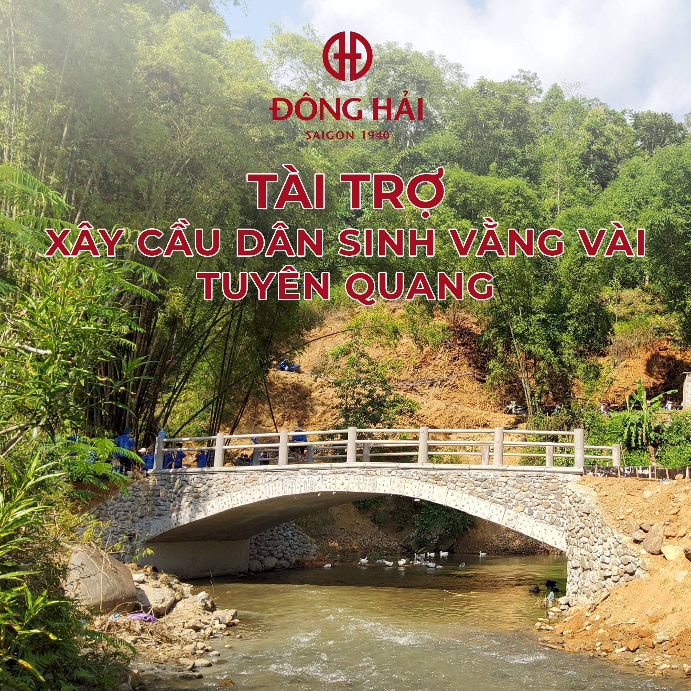 TÀI TRỢ CẦU DÂN SINH VẰNG VÀI - THẮP SÁNG NHỊP CẦU YÊU THƯƠNG