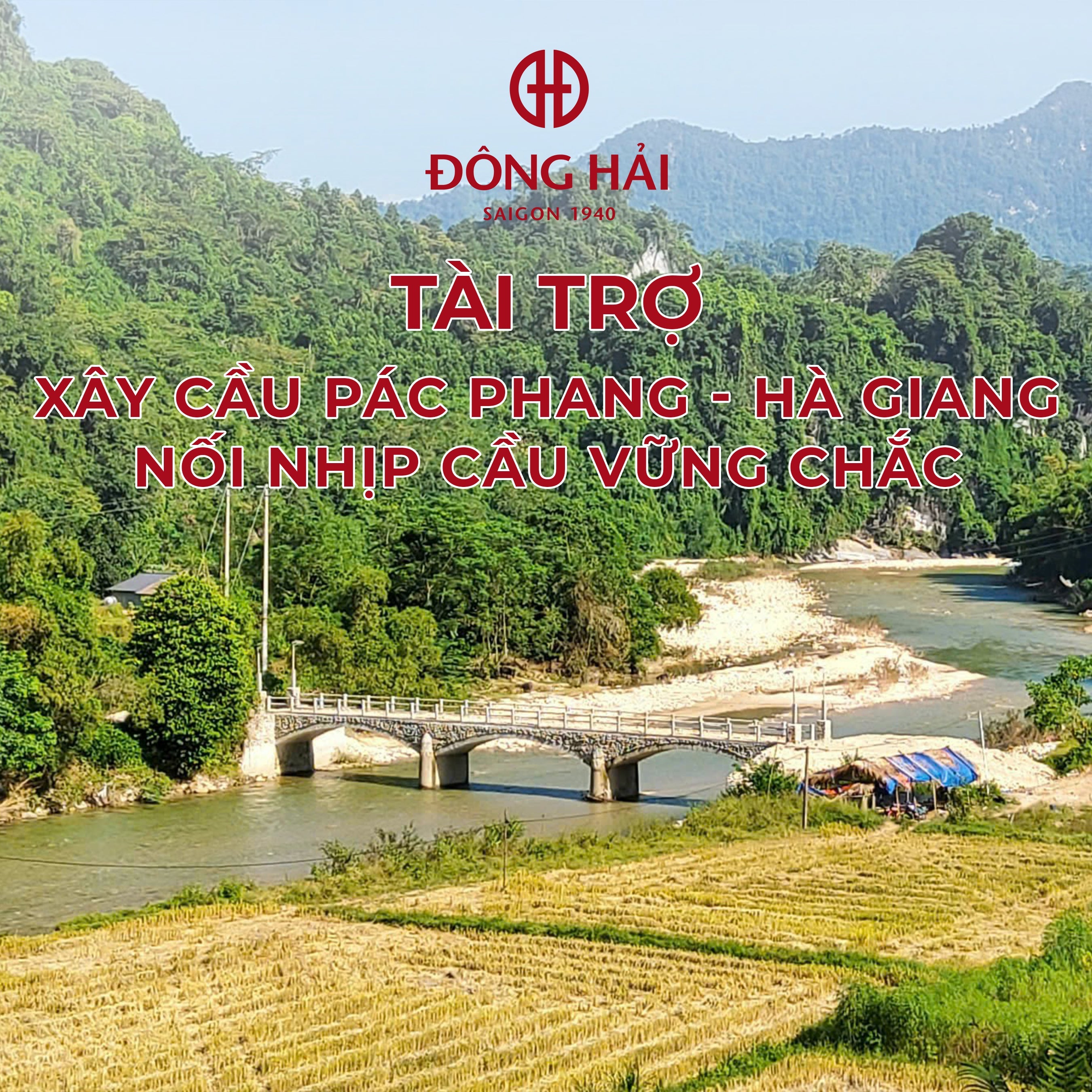 NỐI NHỊP CẦU VỮNG CHẮC - ĐÔNG HẢI TÀI TRỢ XÂY DỰNG CẦU PÁC PHANG
