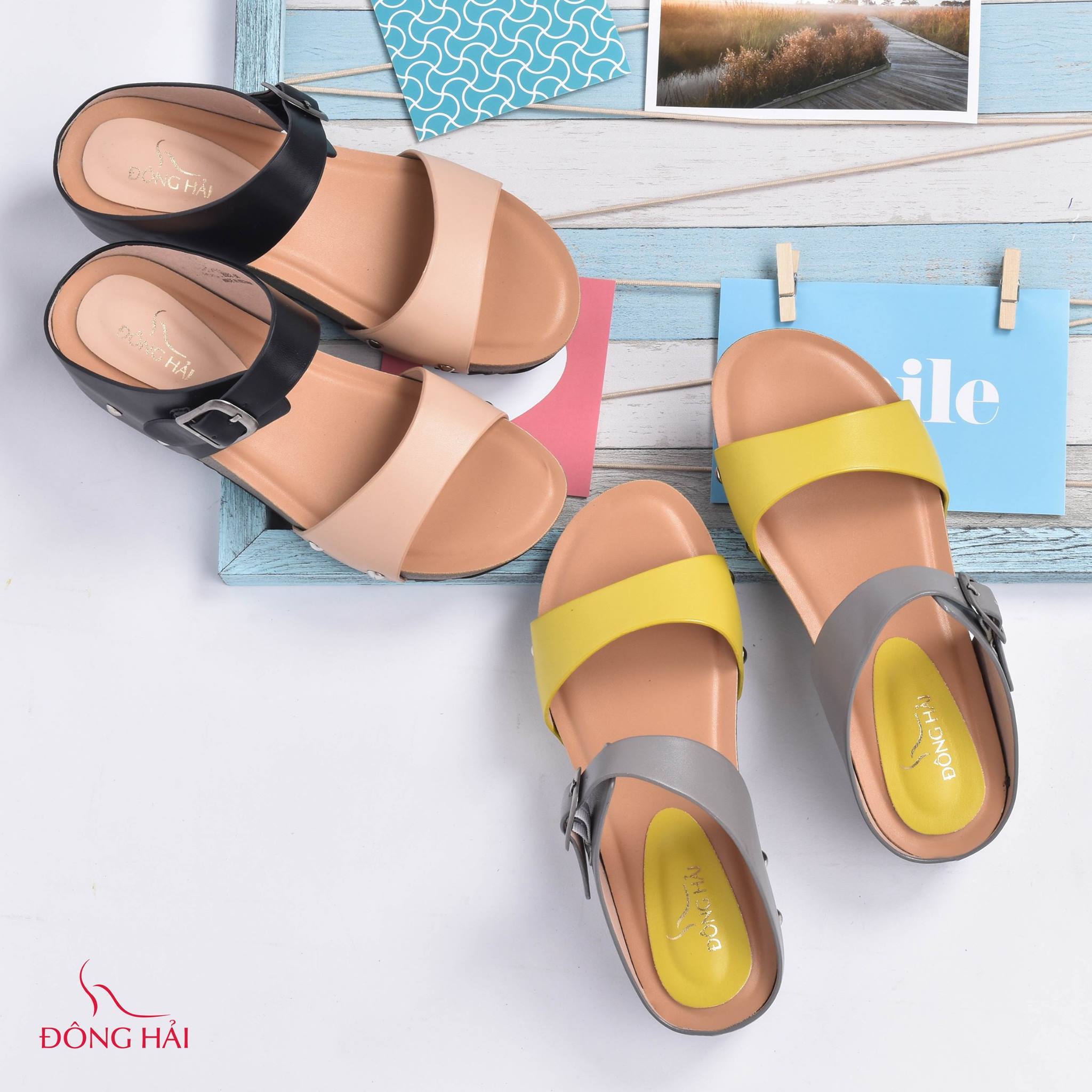 Dép xuồng nữ Đông Hải D85B3