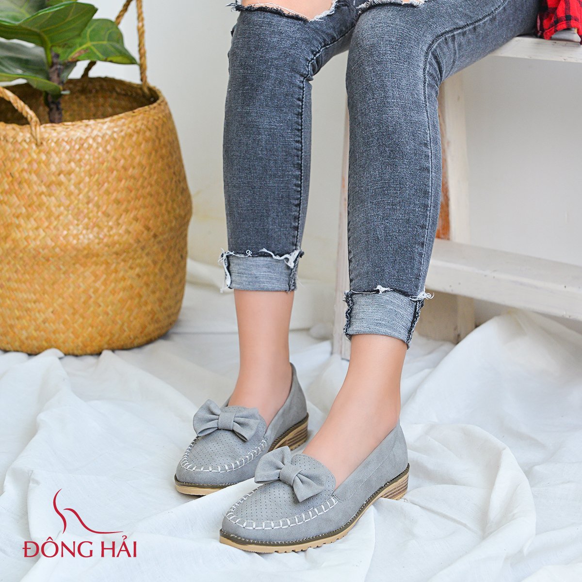 Giày búp bê nữ Đông Hải GJ38069