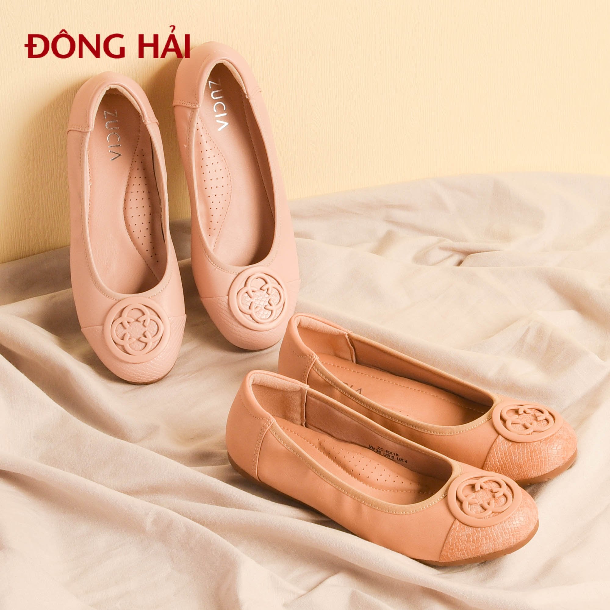 Giày Búp Bê Nữ Đông Hải Zucia GRX18