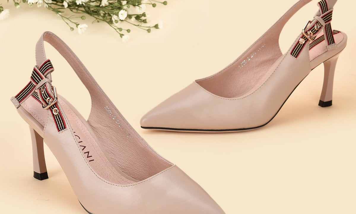 Giày cao gót Đông Hải Zuciani G205862 Kem