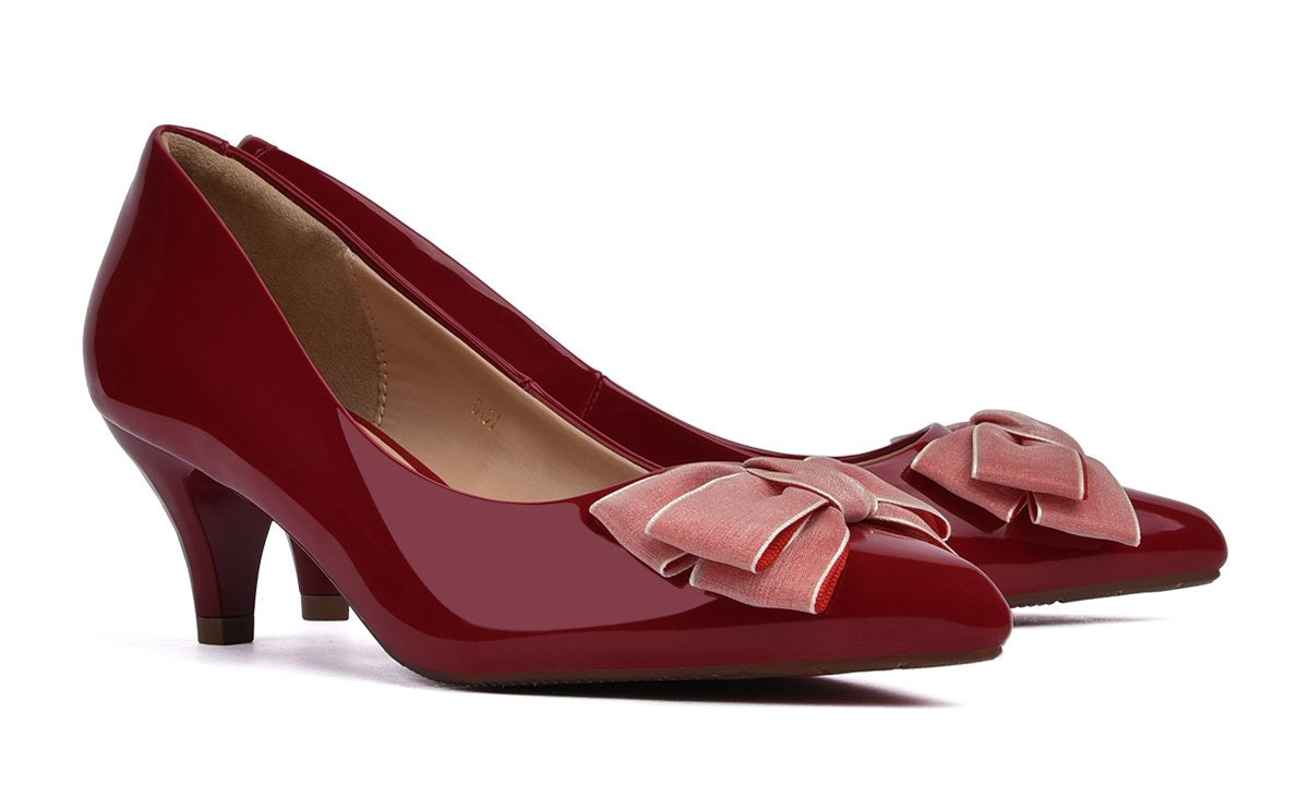 Giày Cao Gót Nữ Đế Nhọn Đông Hải G81C1 Đỏ