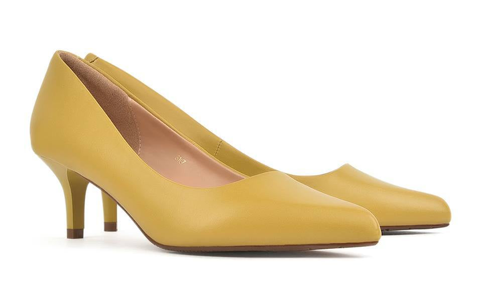 Giày Cao Gót Nữ Đế Nhọn Đông Hải G81C7 Vàng