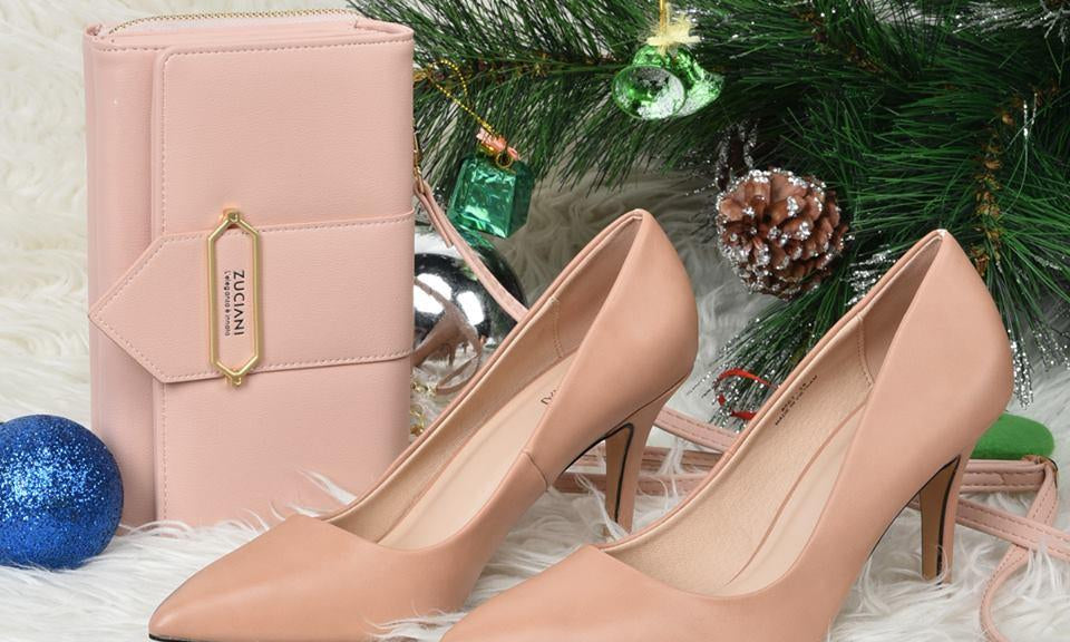 Giày Cao Gót Nữ Đế Nhọn Đông Hải G85E1 Hồng