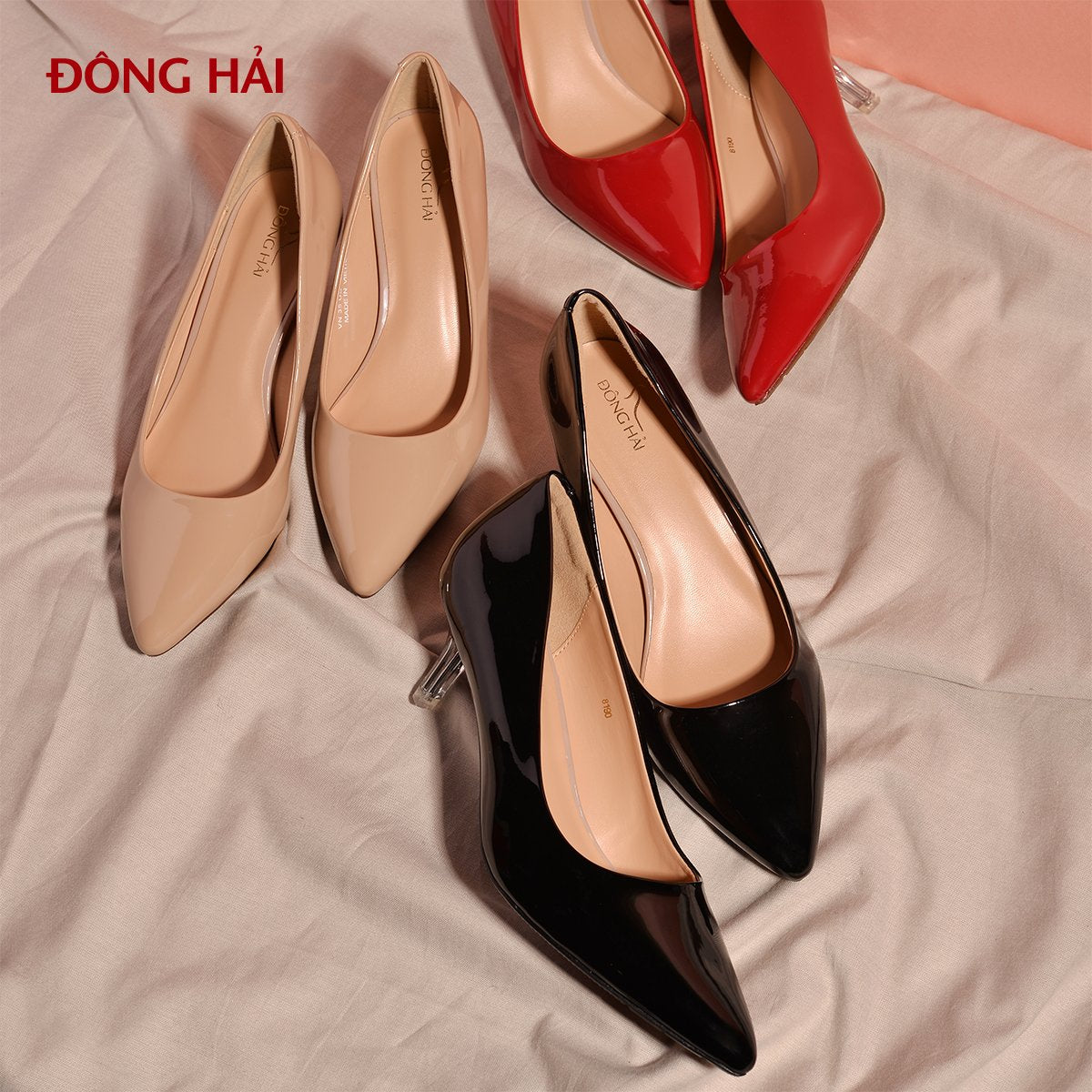 Giày Cao Gót Nữ Đế Nhọn Đông Hải G8190