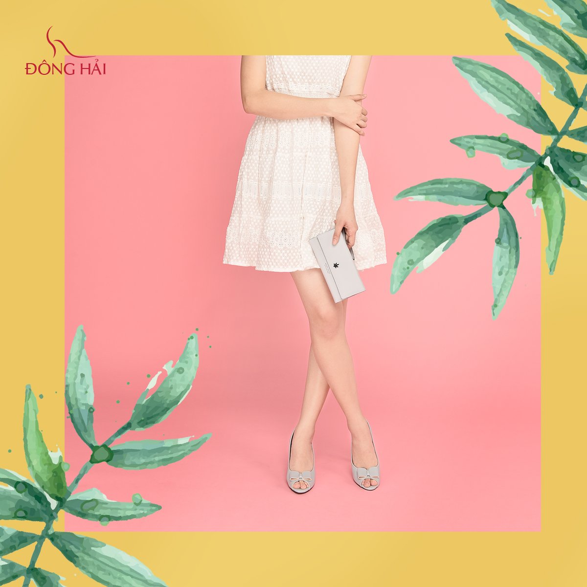 Giày cao gót nữ Đông Hải G9454