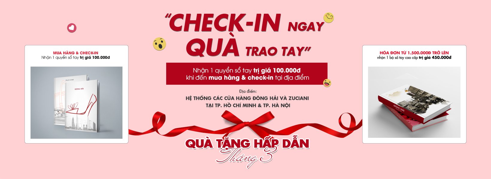 Giày Đông Hải Chương Trình Quà Tặng Tháng 3