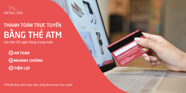 giày Đông Hải thanh toán online bằng thẻ ATM