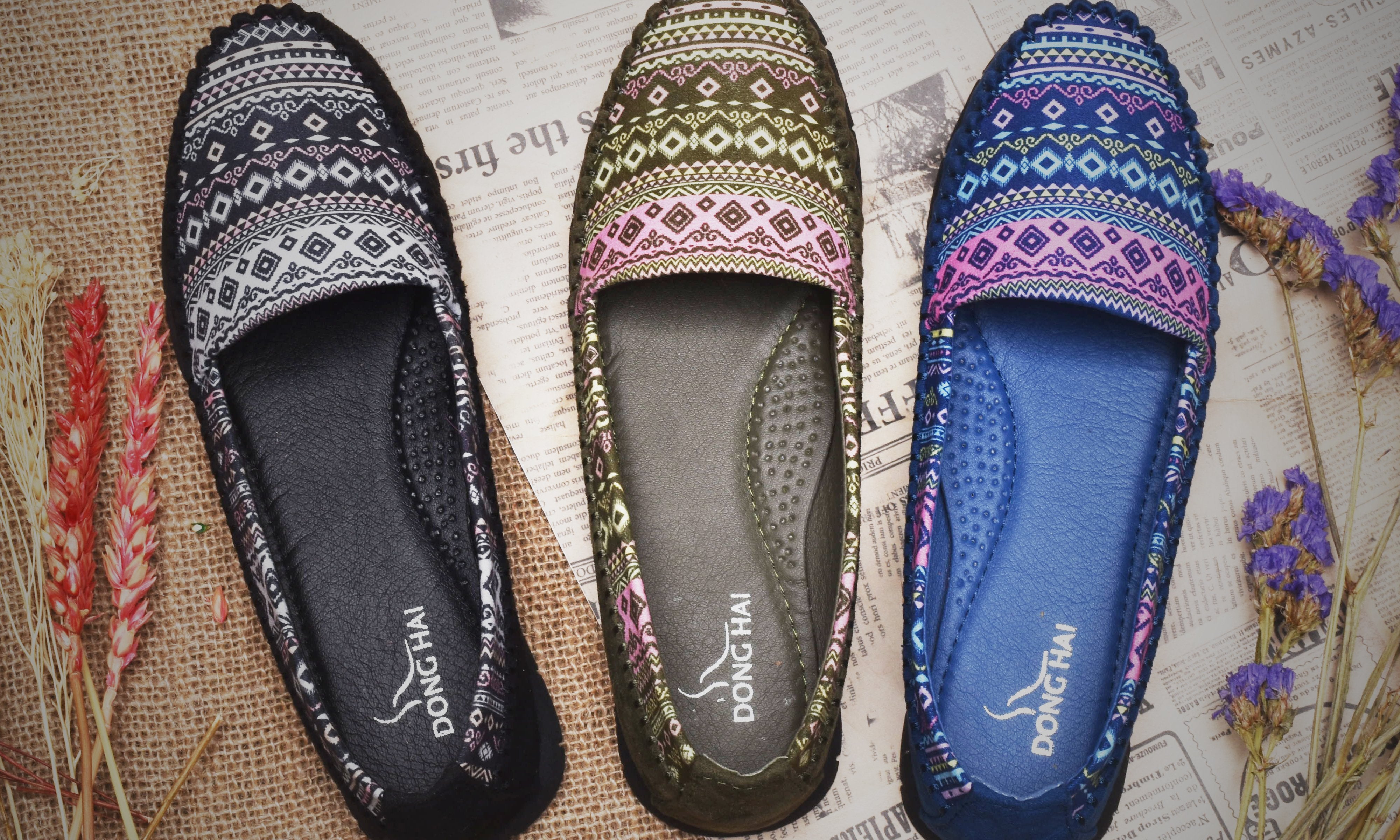 Giày lười nữ Đông Hải GEH339230