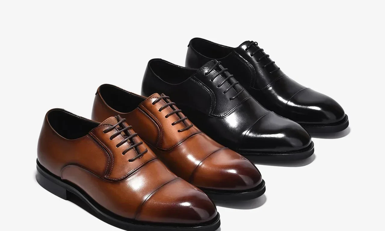 ĐÔI GIÀY OXFORD ĐẦU TIÊN NÊN CHỌN WHOLECUT, CAPTOE HAY WINGTIP?