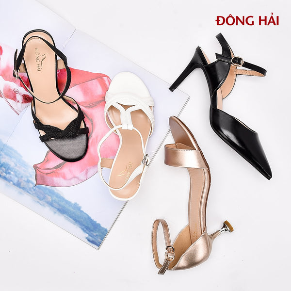 Giày Sandal Nữ Cao Gót Đông Hải 