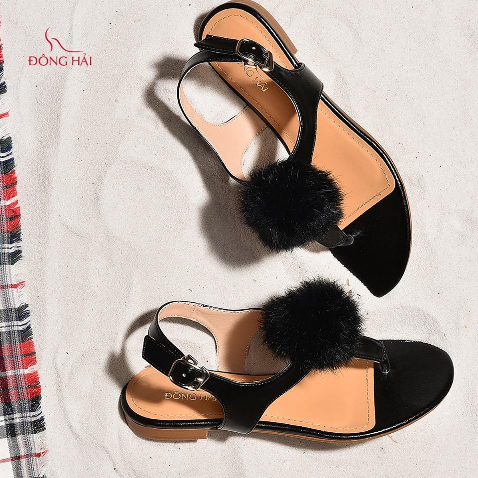 Giày sandal nữ đế bệt Đông Hải S85G1