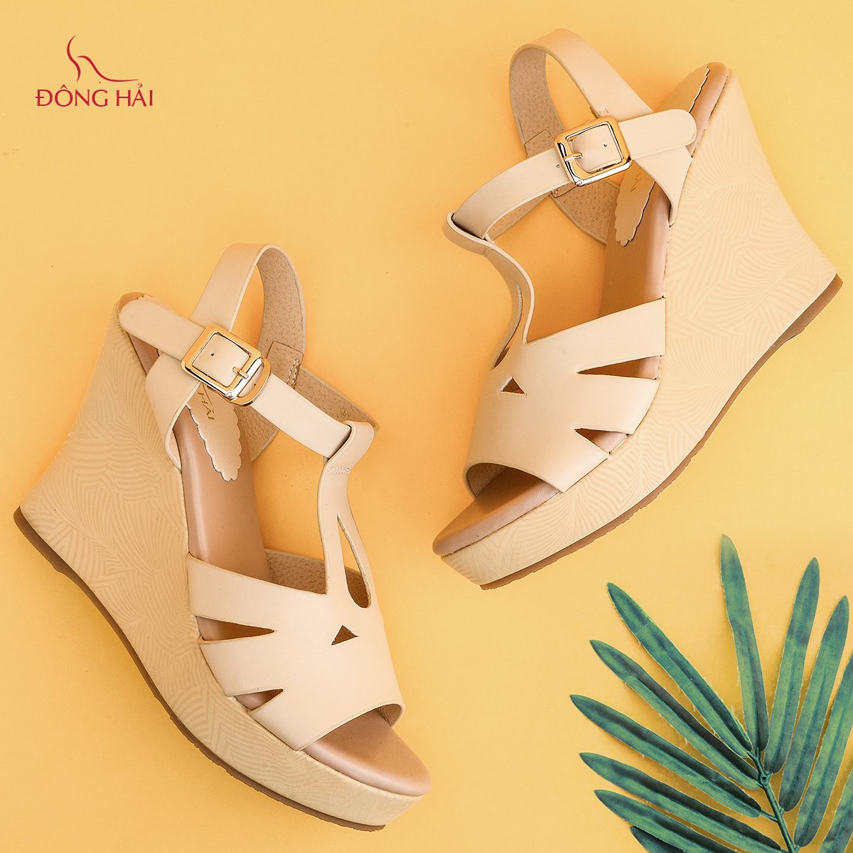 Giày Sandal Nữ Đế Xuồng Đông Hải S96C3