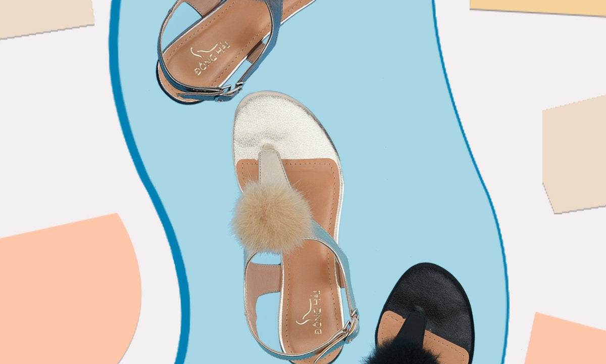 Giày sandal nữ kẹp Đông Hải S85G1