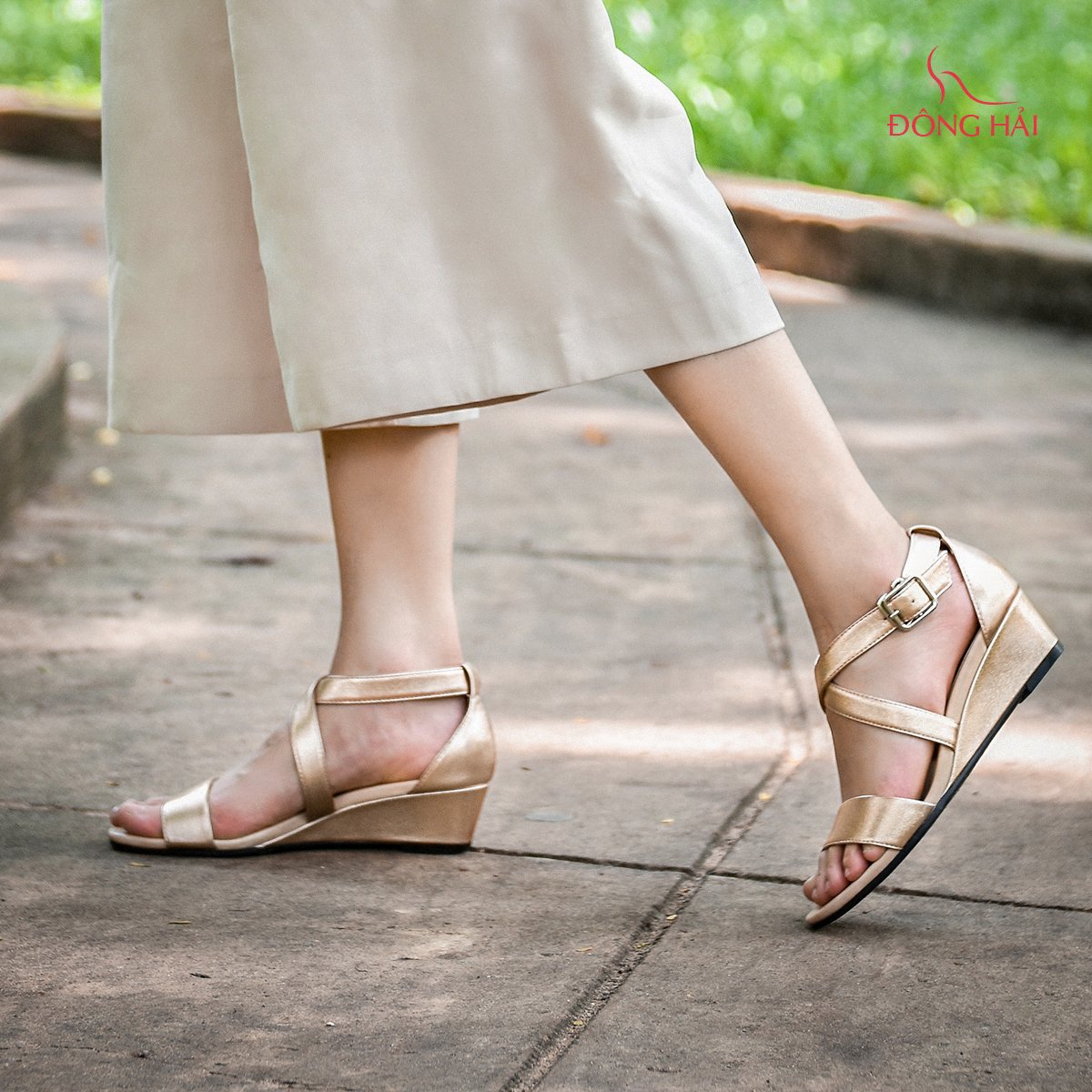 Giày sandal nữ Đông Hải S85G8