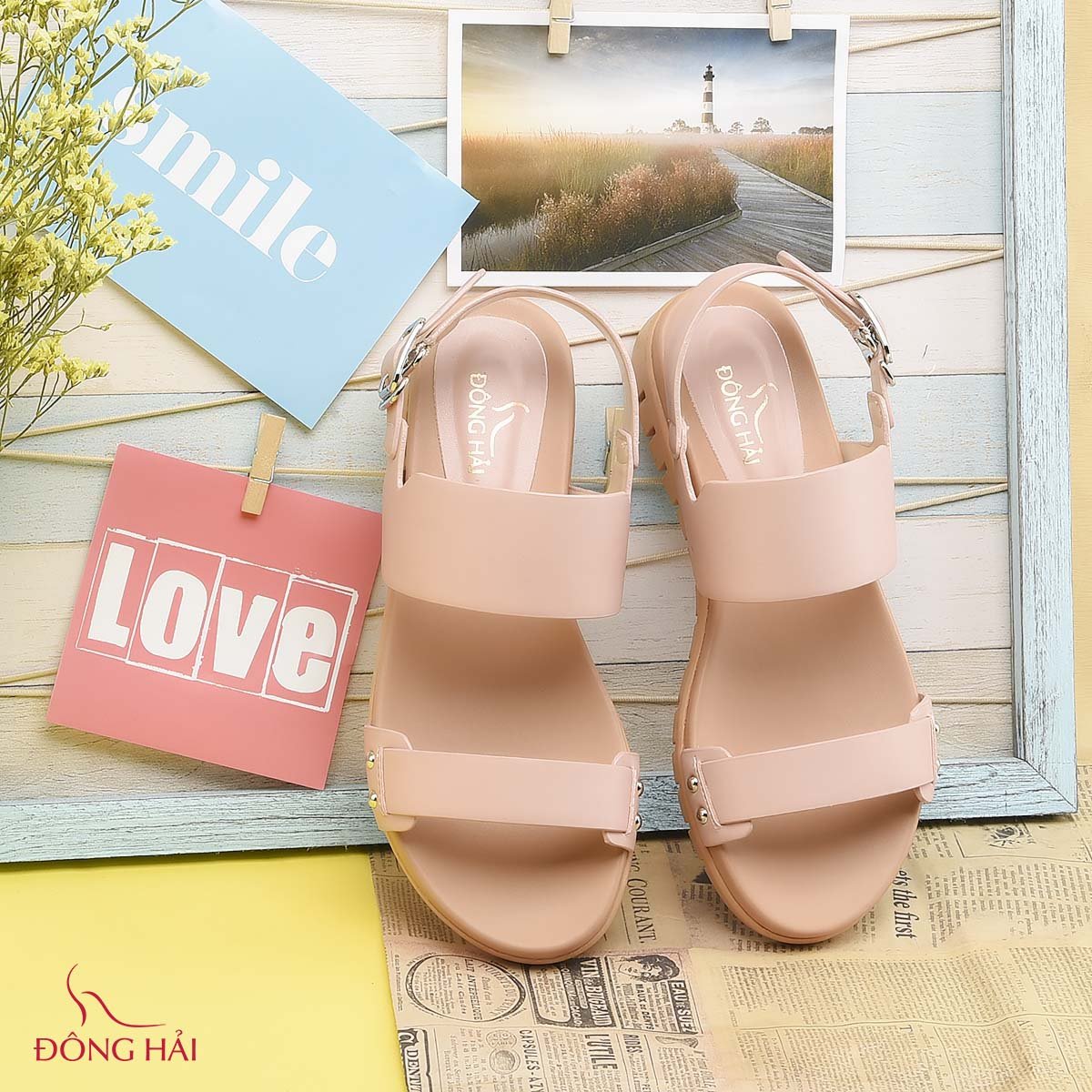 Giày sandal nữ Đông Hải S85F3