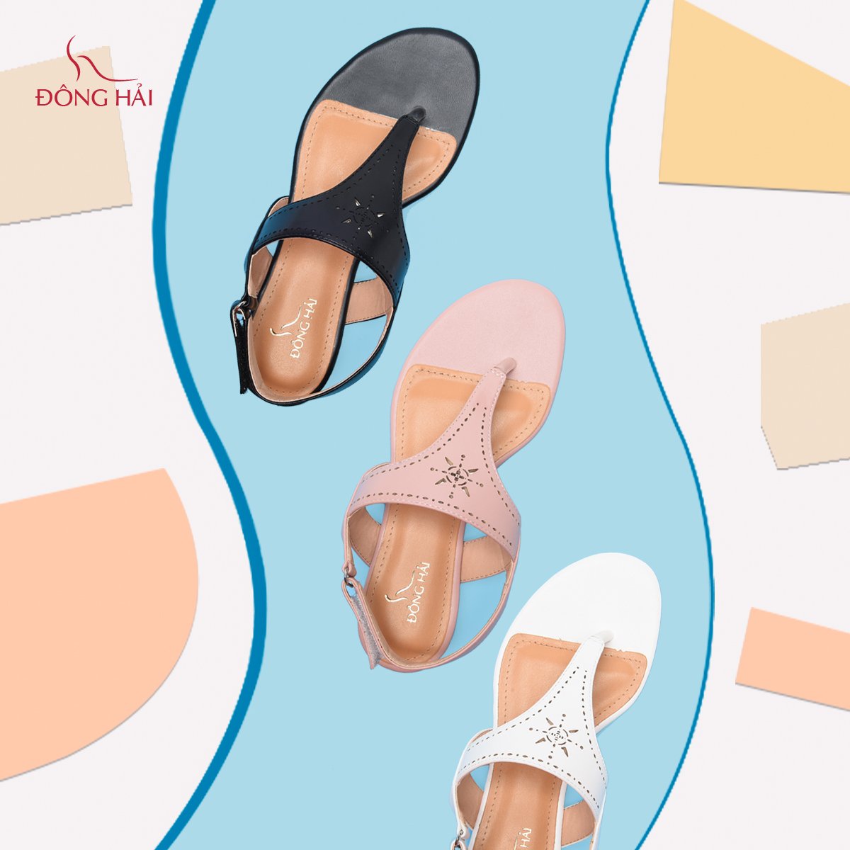 Giày sandal nữ Đông Hải S85G3