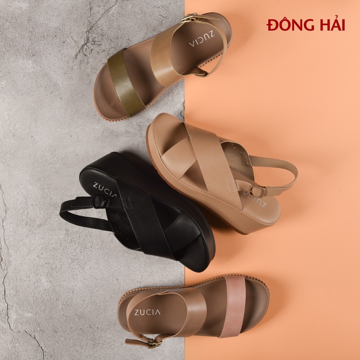 Giày sandal nữ Đông Hải Zucia SRX25