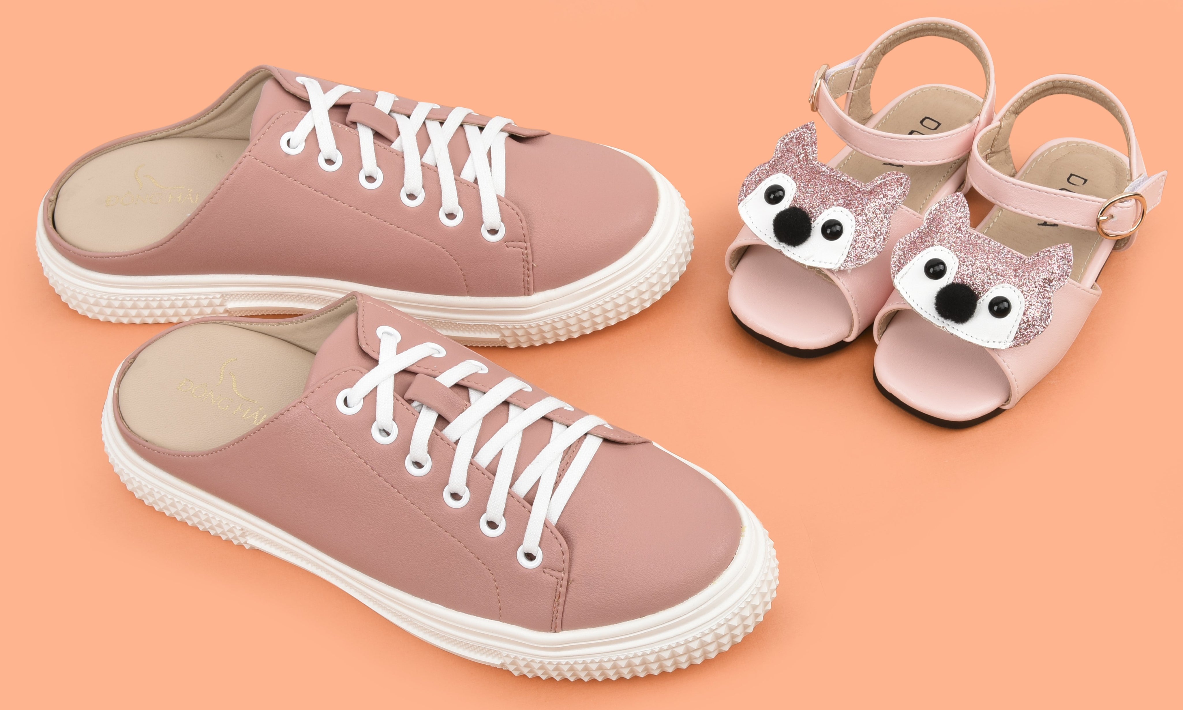 Giày sneaker nữ Đông Hải G85I6 Hồng