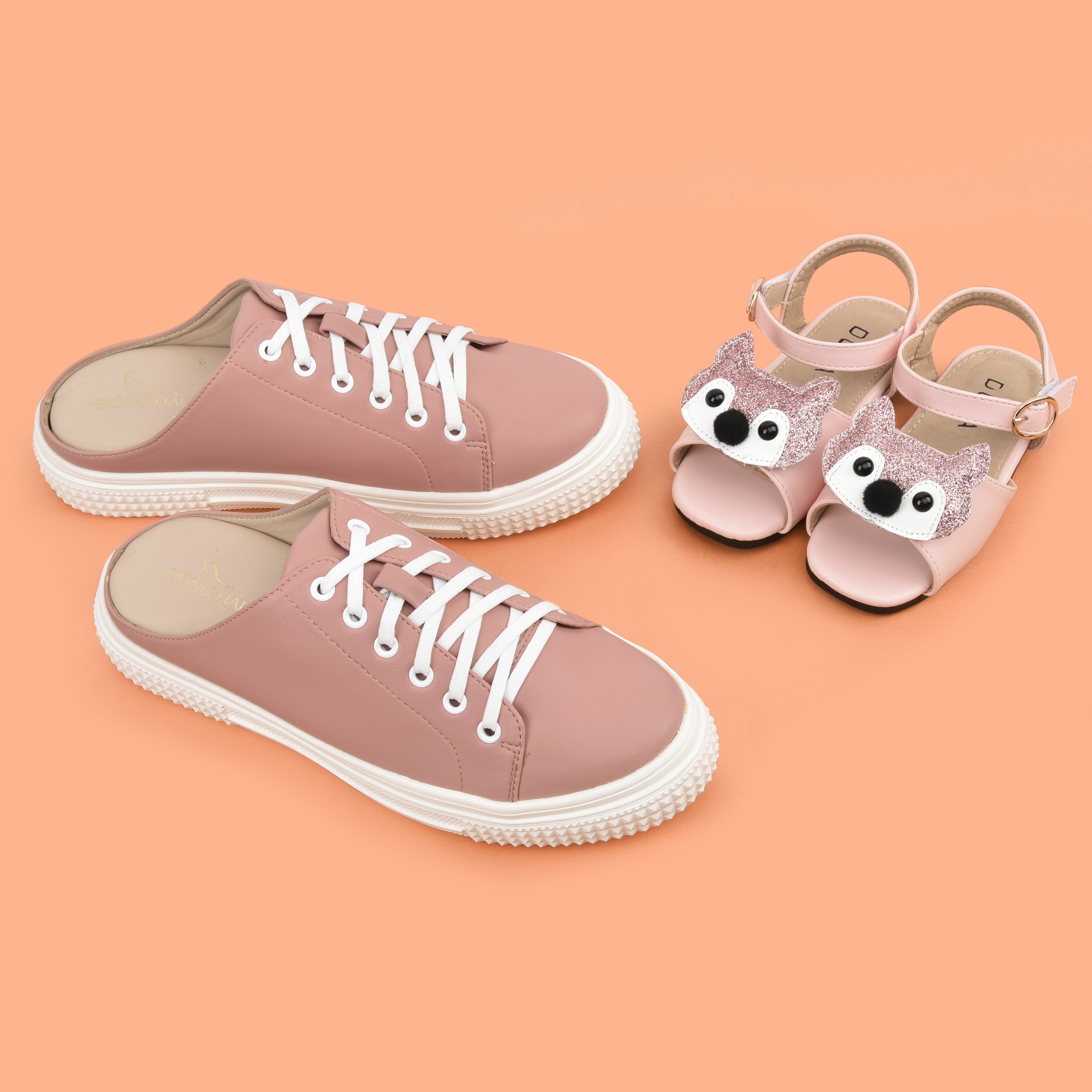 Giày sneaker nữ Đông Hải G85I6 Hồng