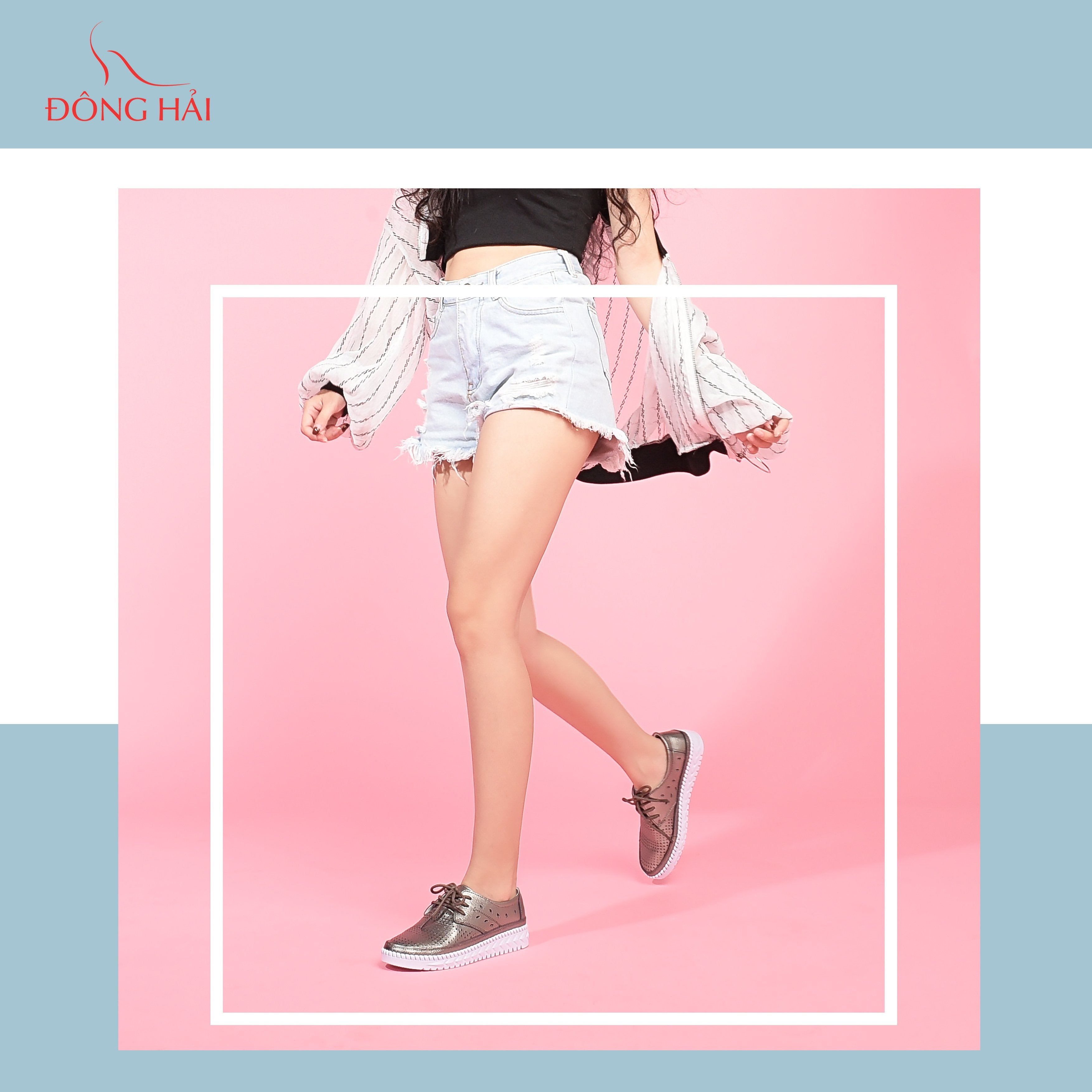 Giày sneaker nữ Đông Hải GRX04