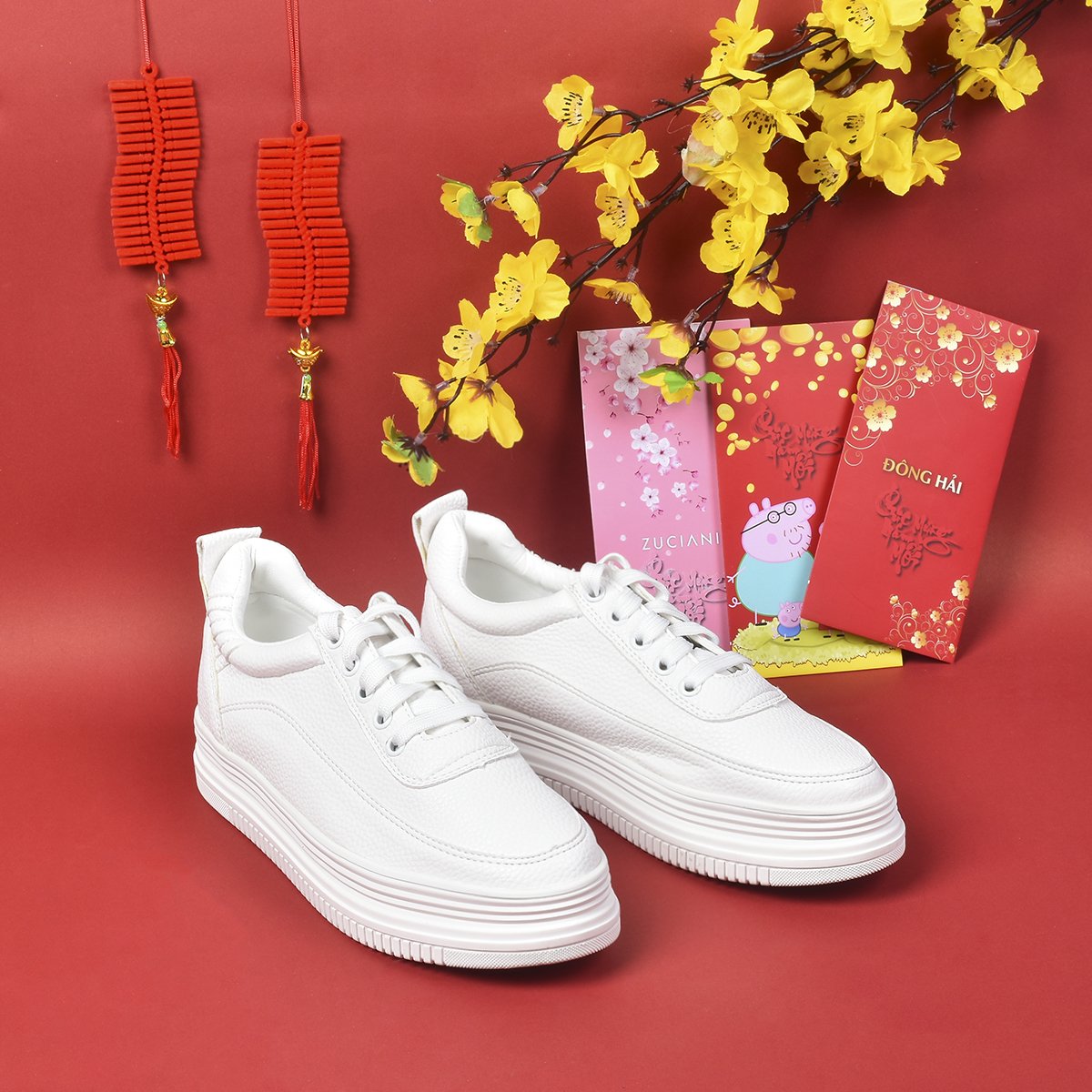 Giày sneaker Đông Hải GAA50 Trắng