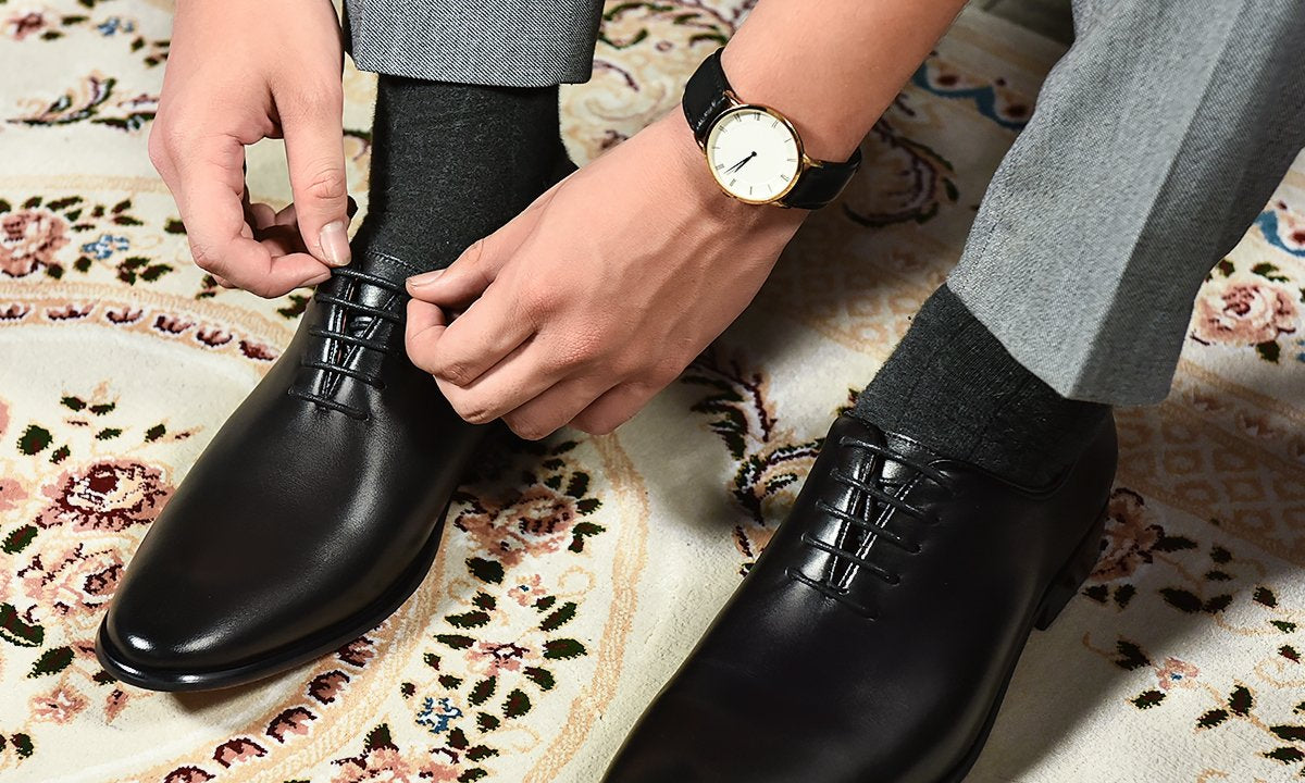 Giày Tây Nam Đông Hải G0128 Đen