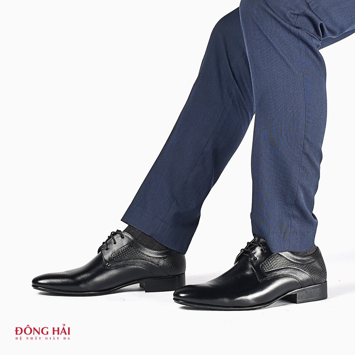 Giày Tây Nam Đông Hải G2651 Đen