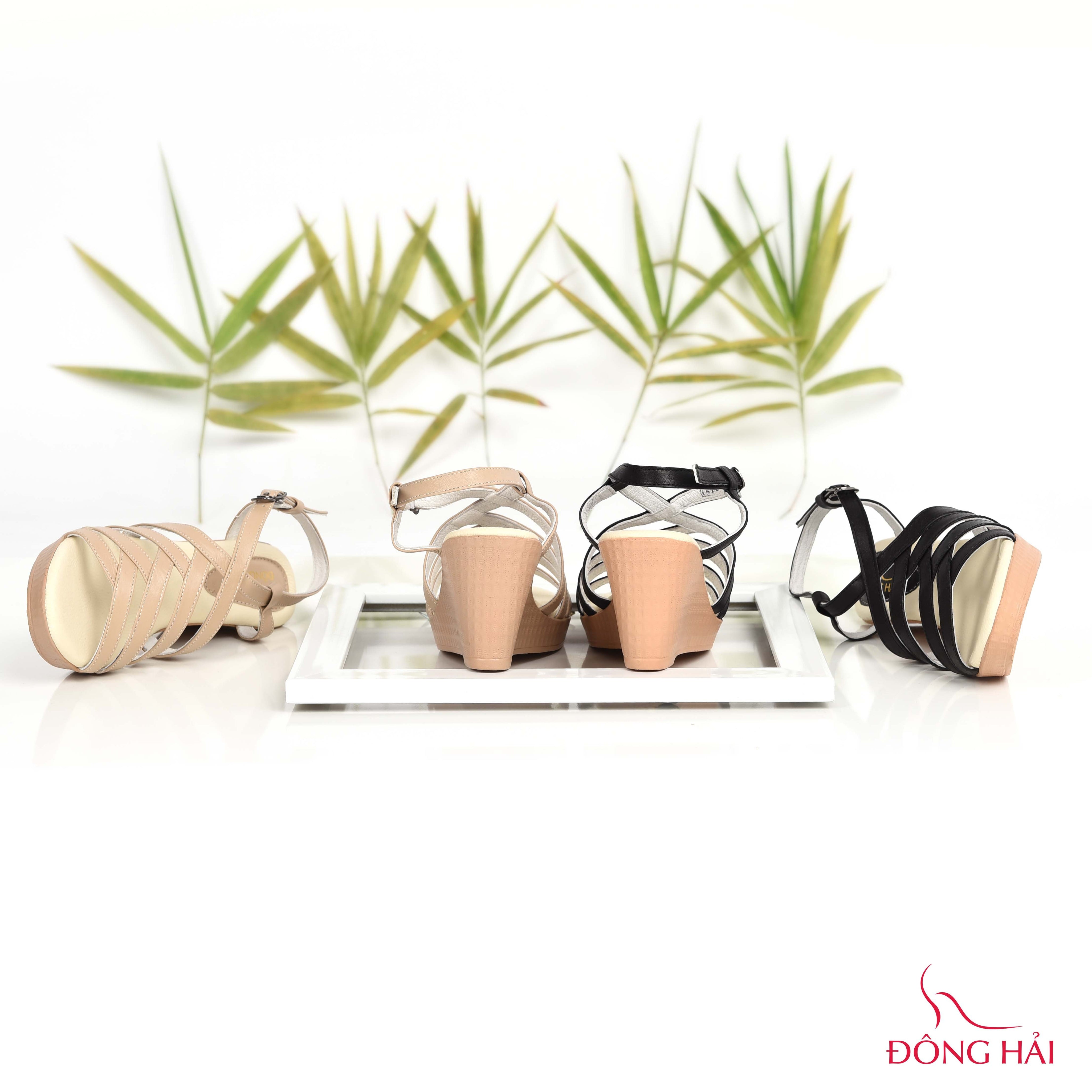 Giày sandal đế xuồng nữ Đông Hải S7419