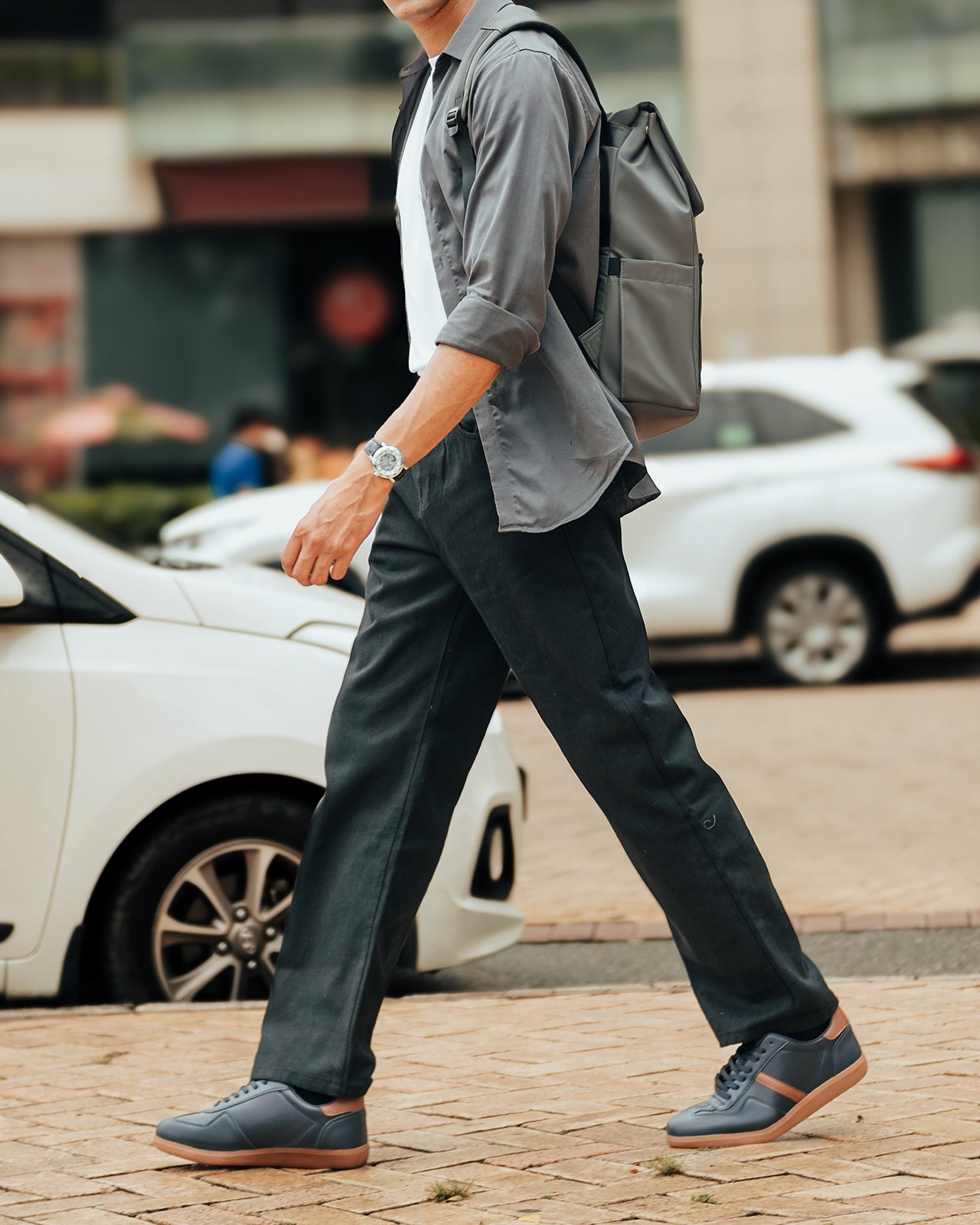 Giày Thể Thao Zuciani The Trend Walkers N25-GMY10Xanh Color1