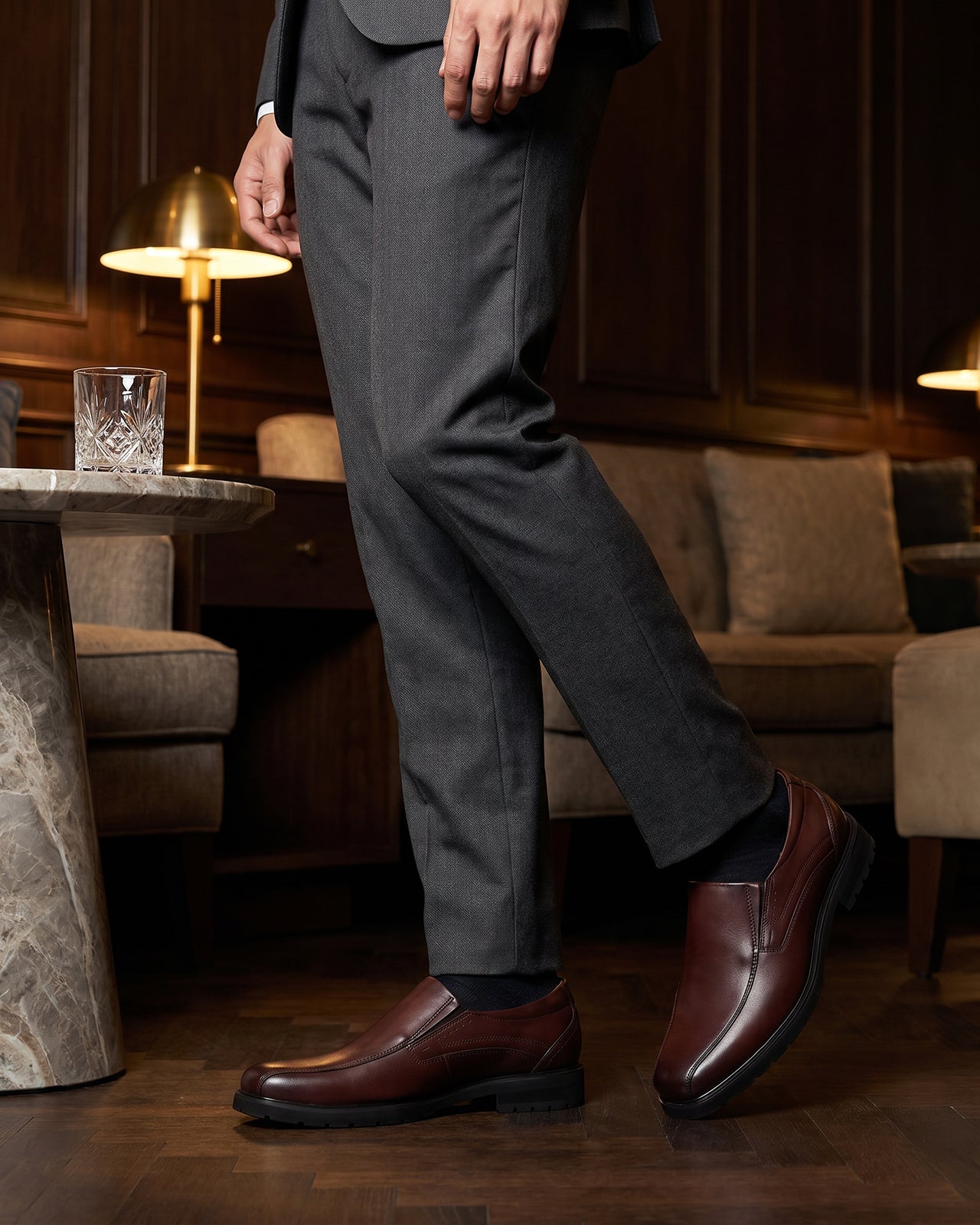 Giày Tây Business Classic-G01A5Nâu Color1