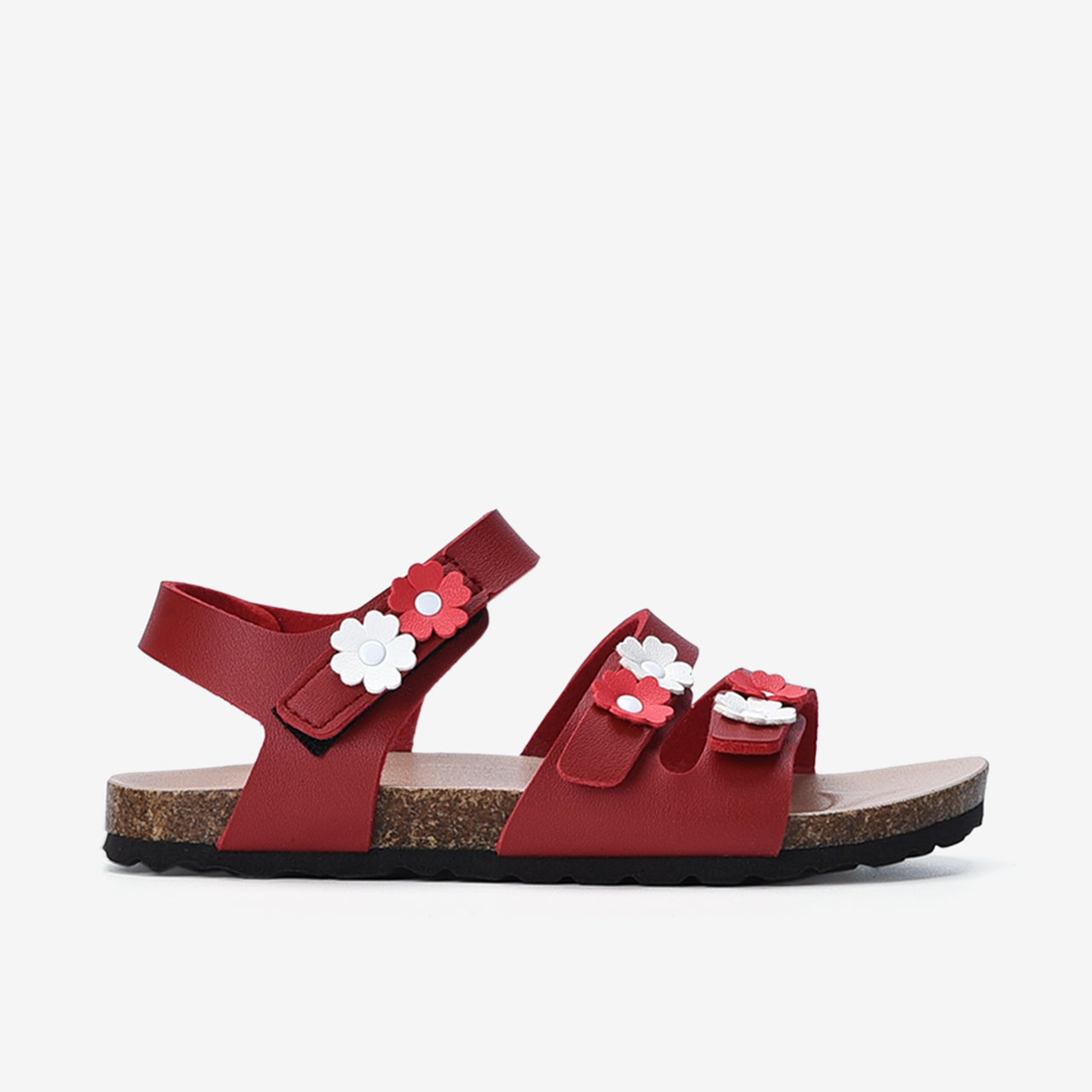 Giày Sandal Trẻ Em Zucia Hoa Nổi Xinh Xắn-STW08Đỏ Color1First