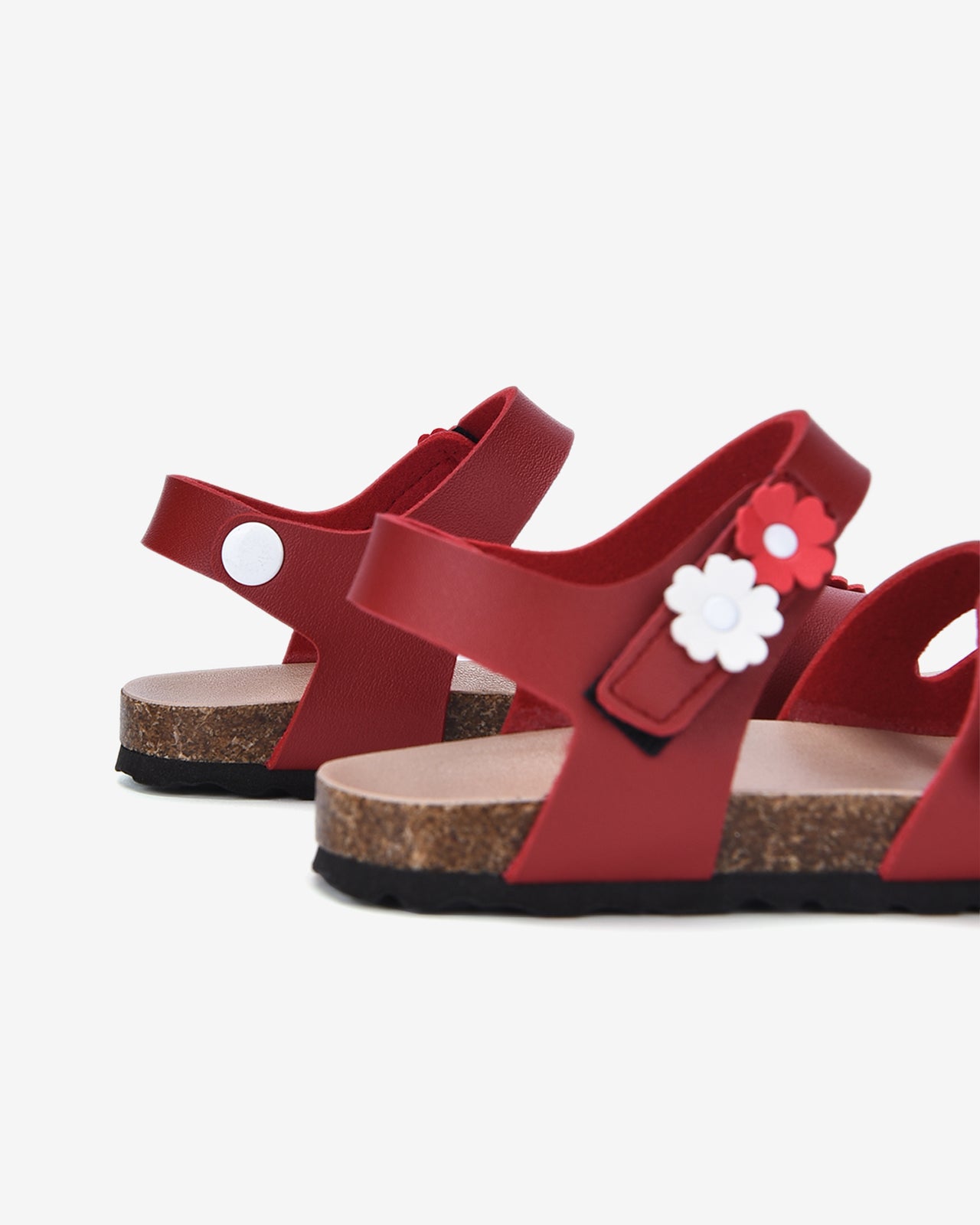 Giày Sandal Trẻ Em Zucia Hoa Nổi Xinh Xắn-STW08Đỏ Color1